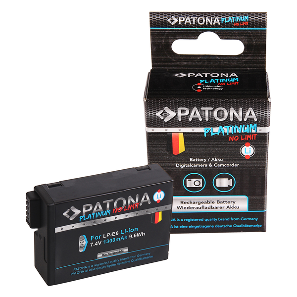 Patona PT1310 Pro LP-E8/LP-E8+ akkumulátor Canon fényképezőgépekhez 1300mAh