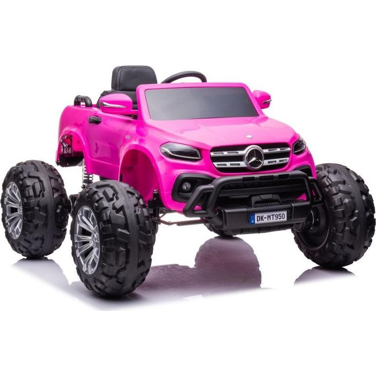 Mercedes DK-MT950 4x4 12 V Elektromos Kisautó 9827 - LCD Kijelzővel, Nyitható Ajtókkal, Szülői Távirányítóval, Barbie Rózsaszín (9827)