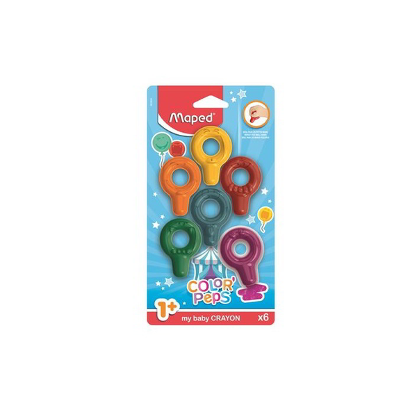 Maped Color'Peps Baby Zsírkréta - vegyes színek (6 db/doboz)