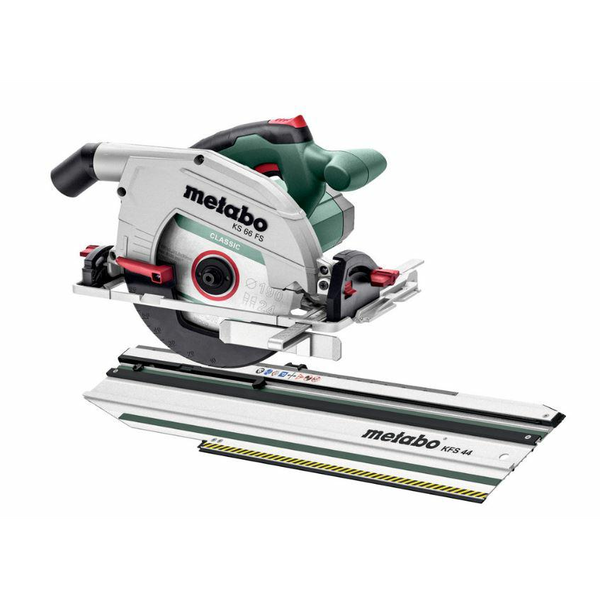 Metabo kézi körfűrész KS 66 FS + KFS 44 fejező sín 1500W