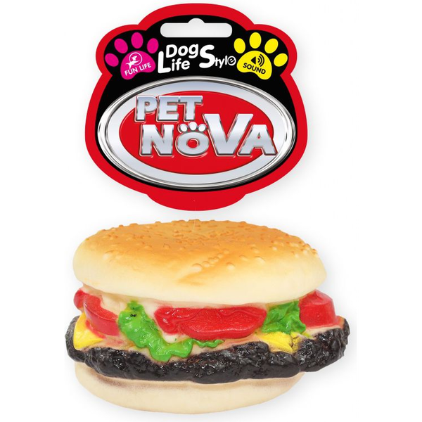 Aqua-Nova Kutyajáték Hamburger 10 cm Vin-Burger