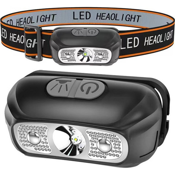 LED-es Fejlámpa Fejlámpa Kettős módú USB-töltés Akár 5 órás Működés 21013