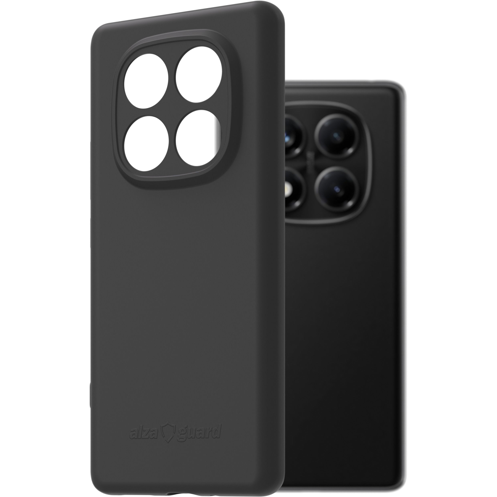 AlzaGuard Matte Case Xiaomi Redmi Note 14 Pro fekete TPU tok (AGD-PCT444B)