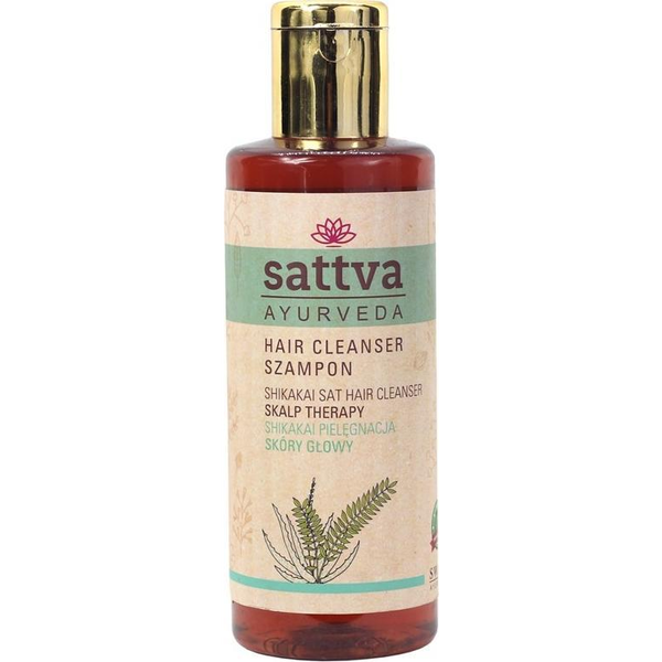 Sattva SATTVA_Ayurveda Hair Cleanser Shampoo szampon do włosów chroniący przed utratą wilgotności Shikakai 210ml