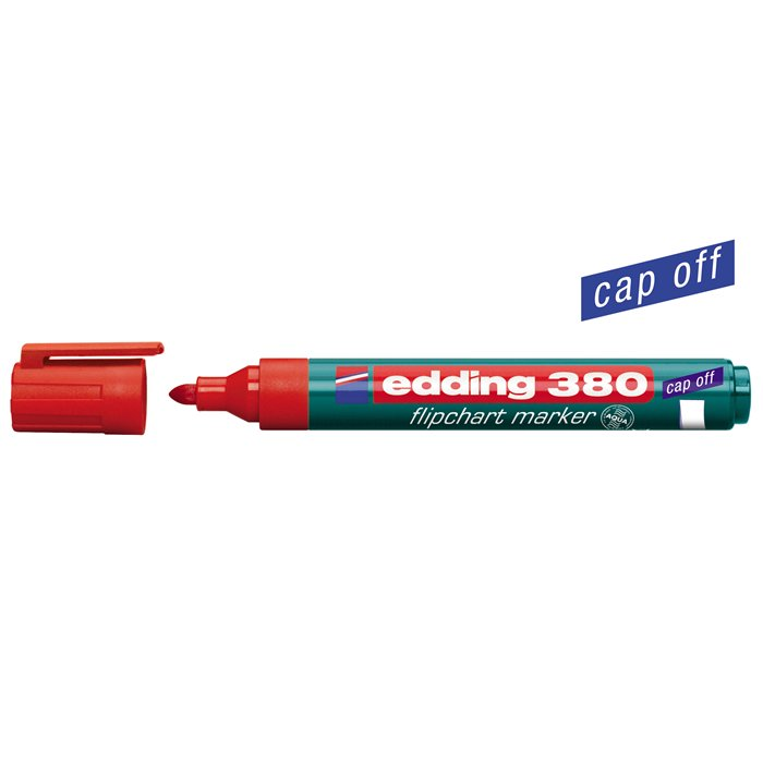 Edding 380 1.5-3mm Flipchart marker kúpos - Piros (7580011001)