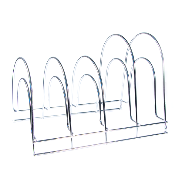 IRIS KT-596 Konyhai fém serpenyőtartó, 5 szintes (KT-596)