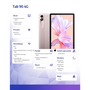 Blackview 10,9" Tab 90 4G 8/128GB LTE WiFi Android Tablet - Pink