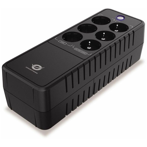 Conceptronic ZEUS09E surse neîntreruptibile de curent (UPS) Standby (Offline) 0,85 kVA 490 W 6 ieșire(i) AC
