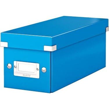 Leitz 60410036 кутия за съхранение на оптични дискове Син Картон