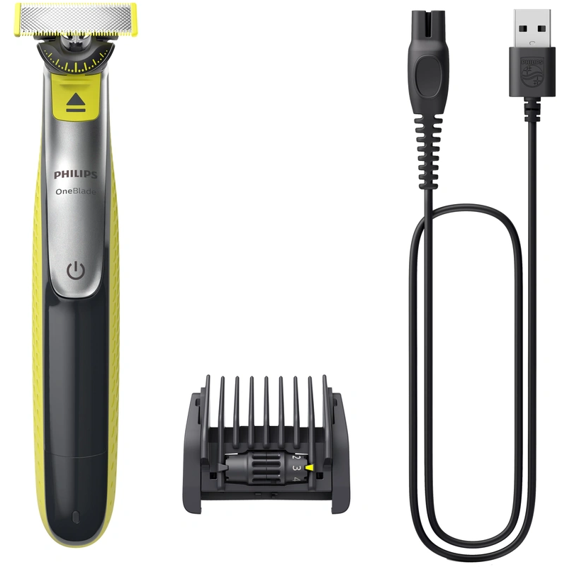 Philips QP2734/20 férfi borotva Szitaborítású vágófejes borotva Vágó Szürke, Lime (QP2734/20)