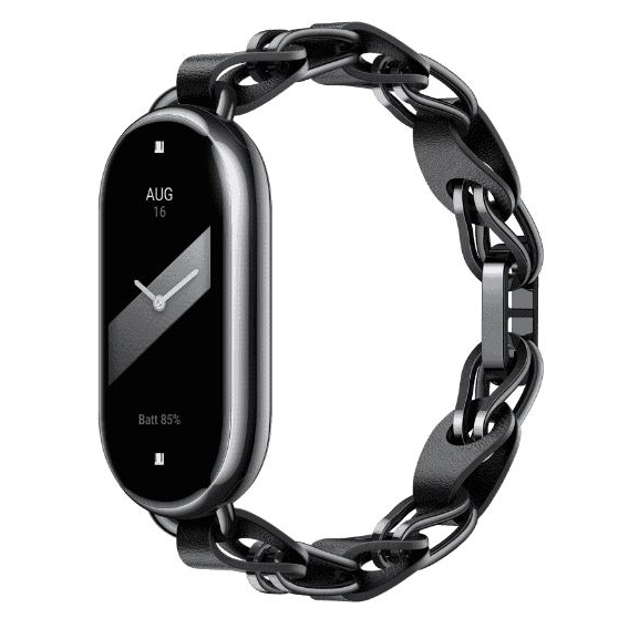 Xiaomi Smart Band 8 lánc szíj fekete