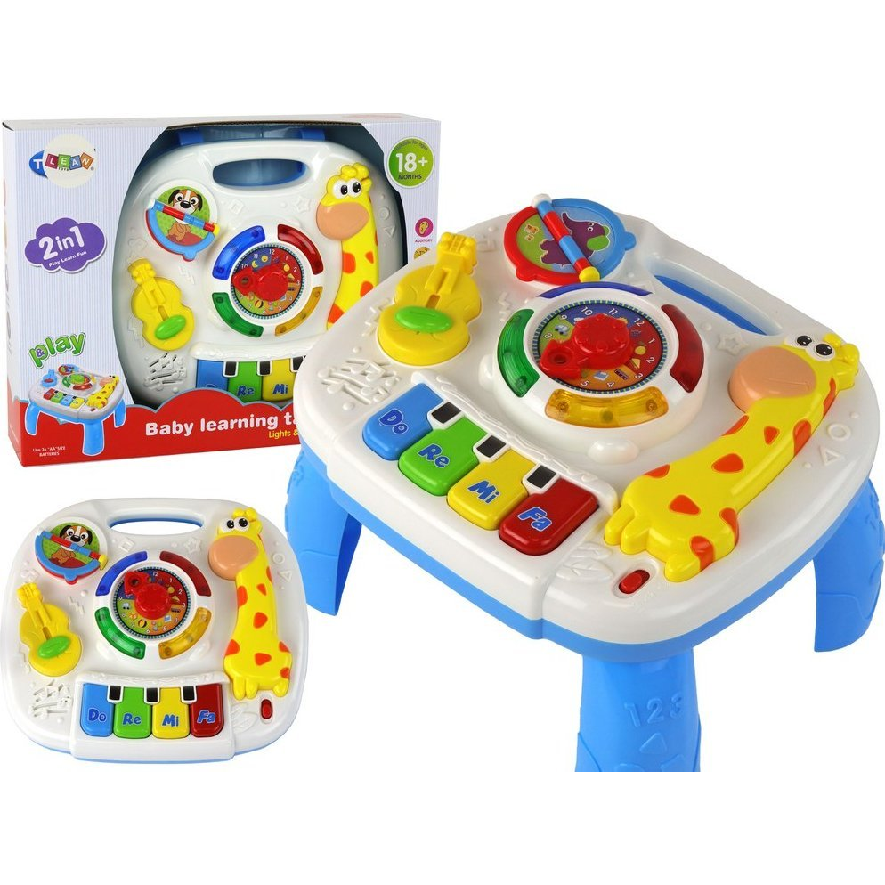 Oktatási Interaktív Asztal 2in1 Tábla - Kisgyermekek Számára, Zsiráfos (17386)