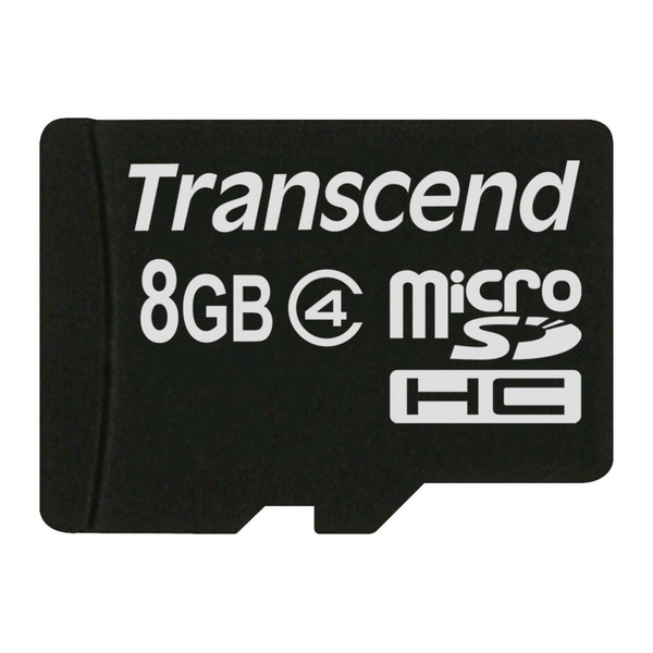 Карта памет Transcend MicroSDHC, 8GB, Class 4
