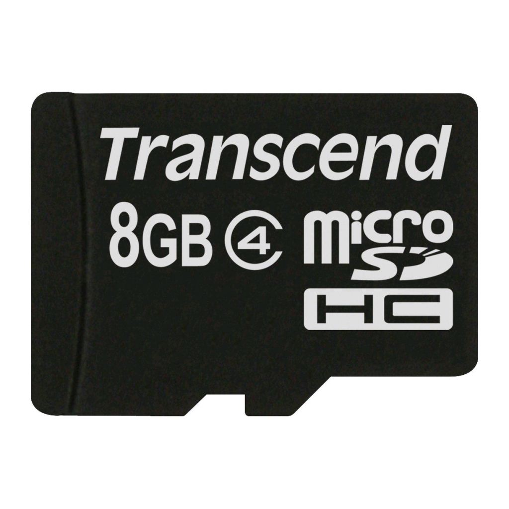 8GB microSDHC Transcend Class4 memoriakártya (TS8GUSDC4) (TS8GUSDC4)