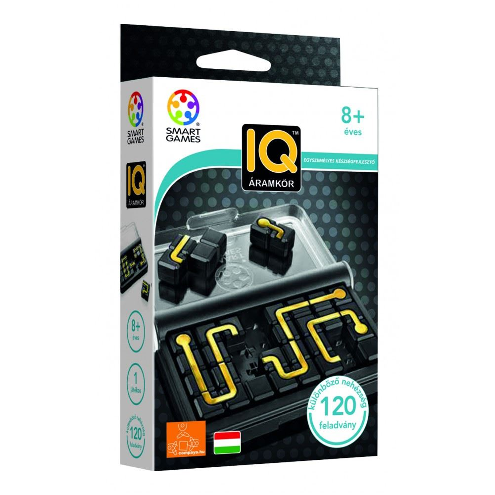 SmartGames IQ Áramkör logikai játék 120 feladvánnyal (SmartGames19827182)