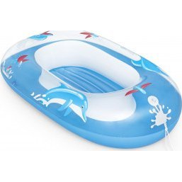 Bestway 34037 / 24 flutuador de piscina & praia Azul, Branco Padrão PVC Bóia de montar