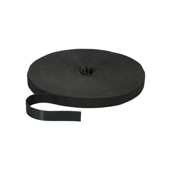 EFB Klettband 20mm schwarz, 25m Rolle