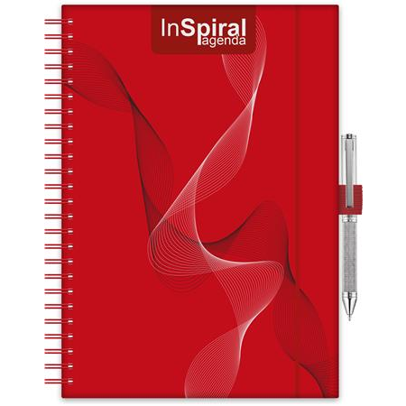 Dayliner A5 InSpiral Heti tervező - Piros (GO8-AG-ISF-A520-PP)