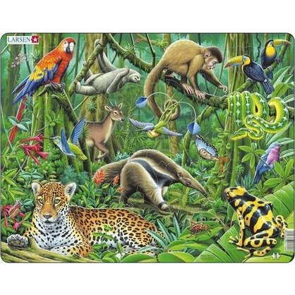Larsen Maxi LA-FH10 Forma puzzle 70 db Állatvilág