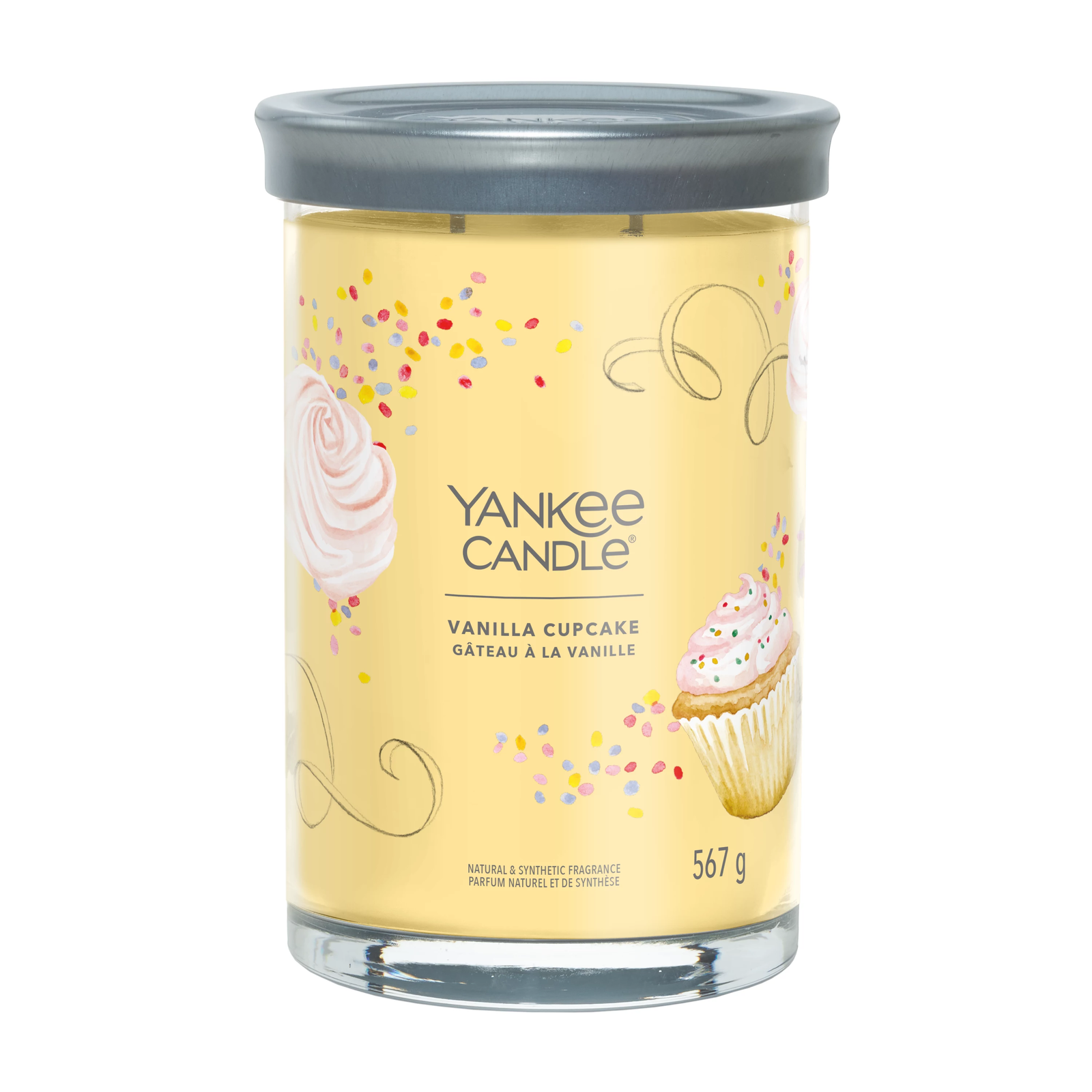 Yankee Candle Signature Vanilla Cupcake Illatgyertya Tumbler 567g (1630037E)