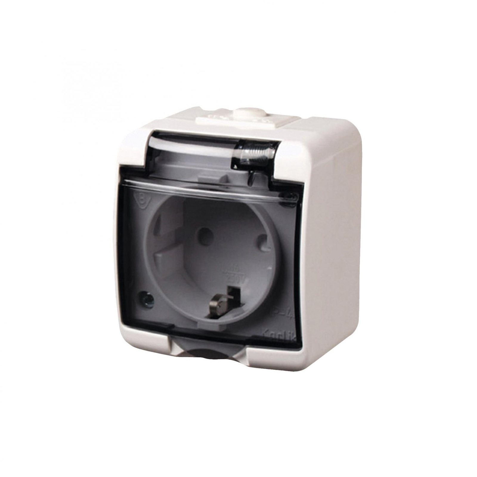 Somogyi 22111 Aquastar Földelt aljzat - Fehér/fekete (22111)