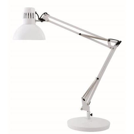 Stolní lampa Alba \"Architect\", bílá, 11W
