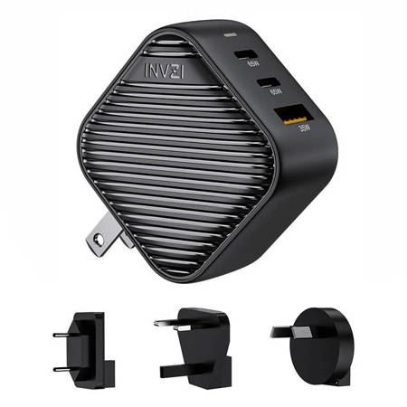 INVZI GanHub 2xUSB-C + 1xUSB-A hálózati töltő (P265B) (P265B)
