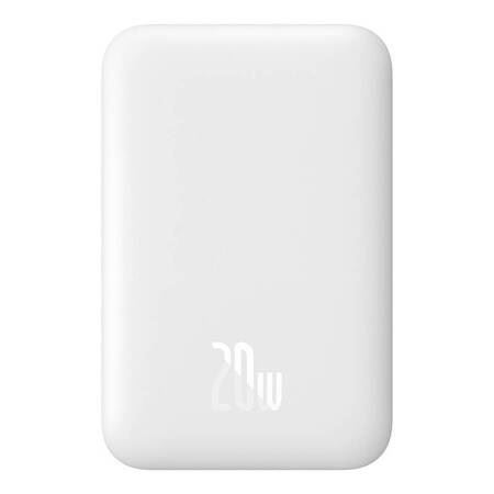 Baseus Magnetic Mini Powerbank 6000mAh 20W fehér (P10059002223-00) (P10059002223-00)