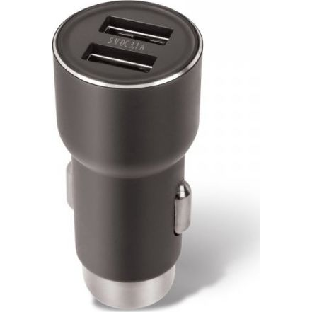 Forever CC-04 Autós Töltő 2x USB-A Csatlakozással 3.1A - Fekete