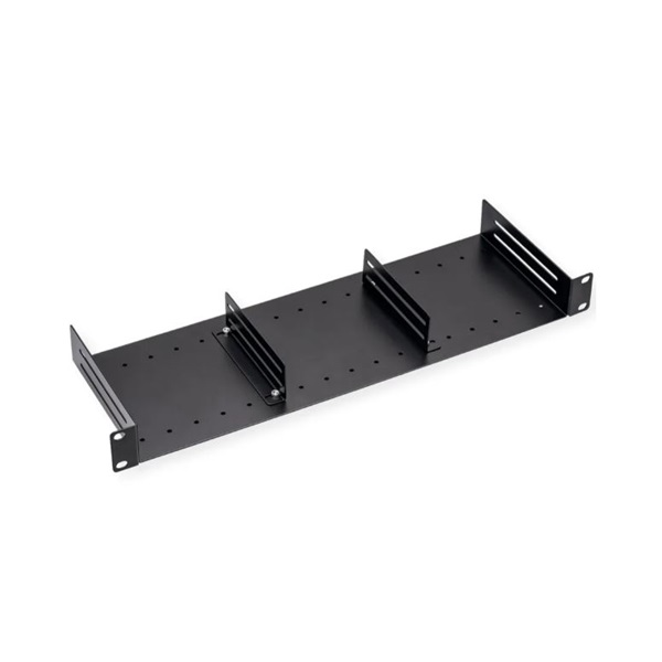 VALUE Polc 19" fix 465 x 154mm, max 6kg, 2 állítható elválasztóval, 1U, fekete