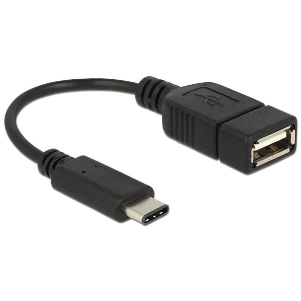 Adaptér USB Type-C-USB-A Delock 65579 čierny 15cm