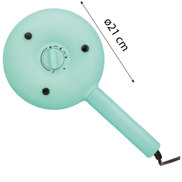 JOCCA 2488T Elektromos palacsinta sütő 60W 21cm Türkiz