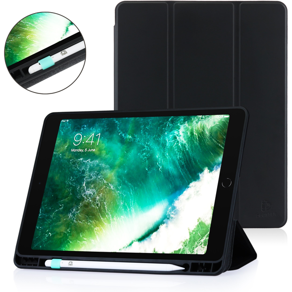 DEQSTER 40-1008494 táblagép tok 25,9 cm (10.2") Lenyitható előlapos Fekete