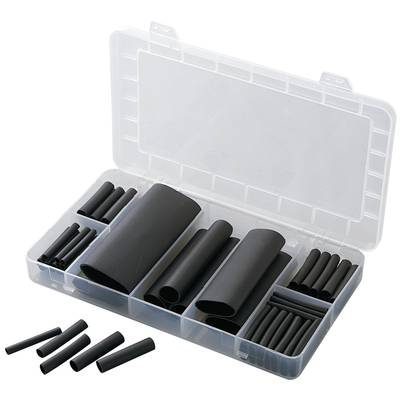 Zsugorcső 3:1 fekete, Tru Components 1566305 (1566305)