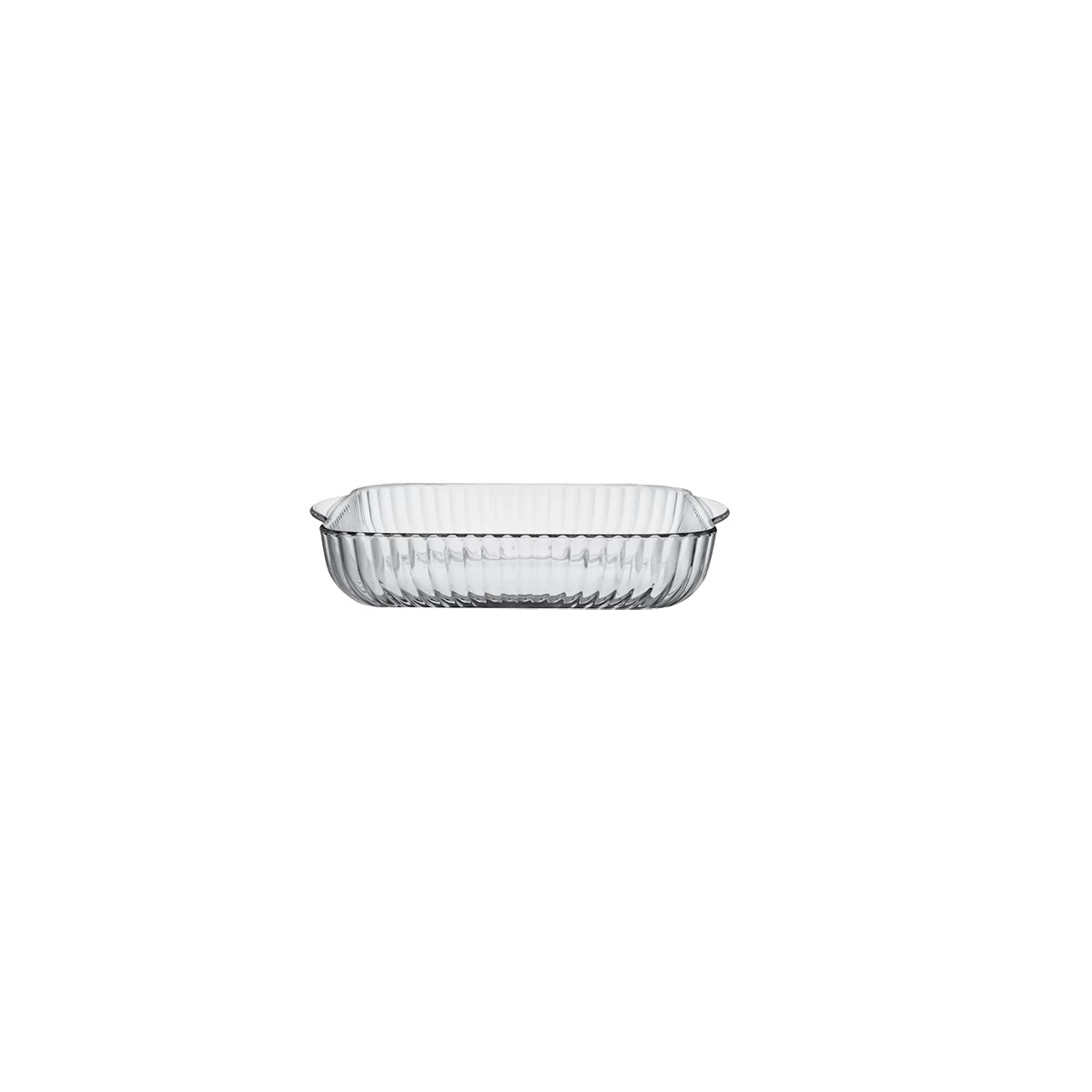 Pasabahce Borcam Bordázott Hőálló üvegedény fogóval 32x28cm 3,2L - Átlátszó (1081320)