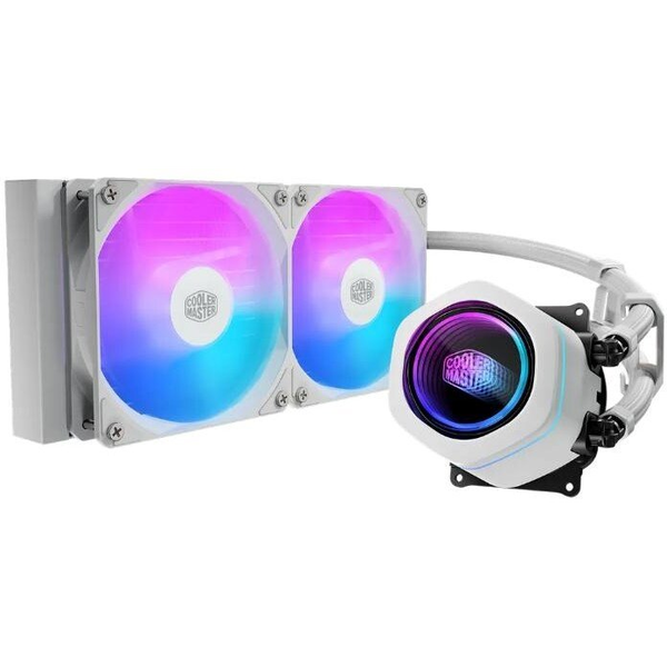 Cooler Master MLX-D24M-A18PA-RW MasterLiquid Core Nex 240 White, 2x 120mm, 650 ~ 1750 RPM, ARGB