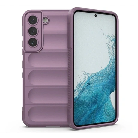 Szilikon telefonvédő (ütésállóság, kameravédő, 3D) LILA Samsung Galaxy S22 (SM-S901) "Gigapack csomagolás" (GP-134278)