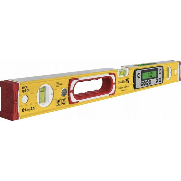 Stabila TECH 196 DL 19826 Digitális vízmérték csúszásgátlóval, táskával 122 cm 0.5 mm/m