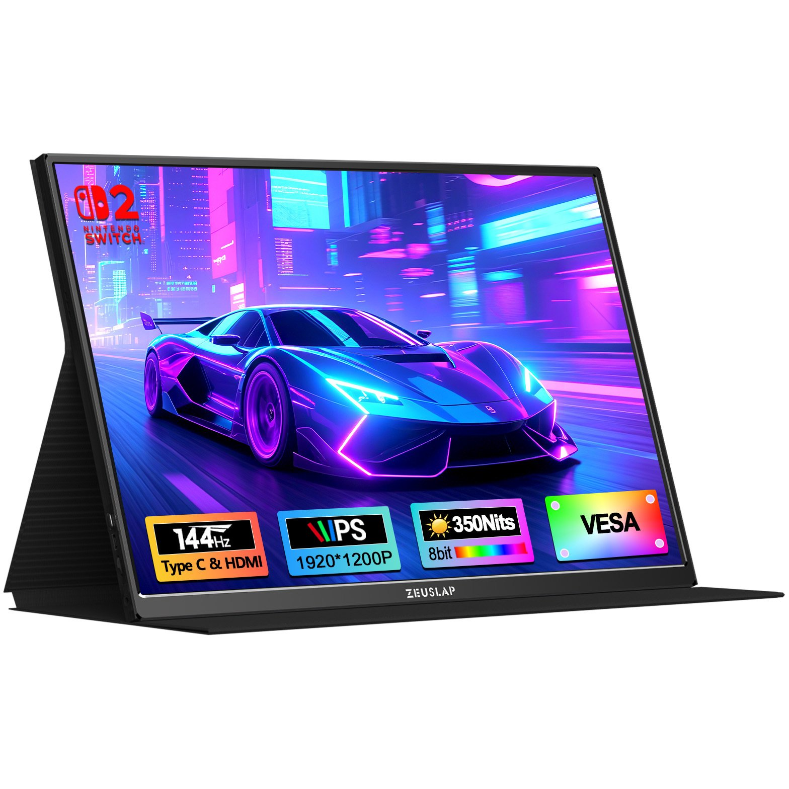 Zeuslap P16 Ultra 16" FHD 144Hz hordozható monitor (ZEUSLAP P16 Ultra)