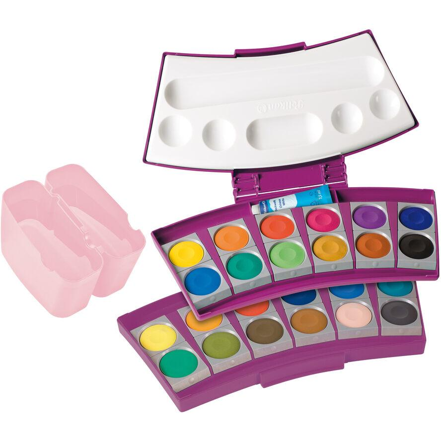 Pelikan Deckfarbk. ProColor 735PC/24 Beere/Rosa 24 Farben (701211) (701211)