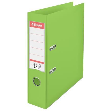 ESSELTE Standard Vivida Iratrendező 75 mm A4 PP élvédő sínnel zöld (624069) (ES624069)