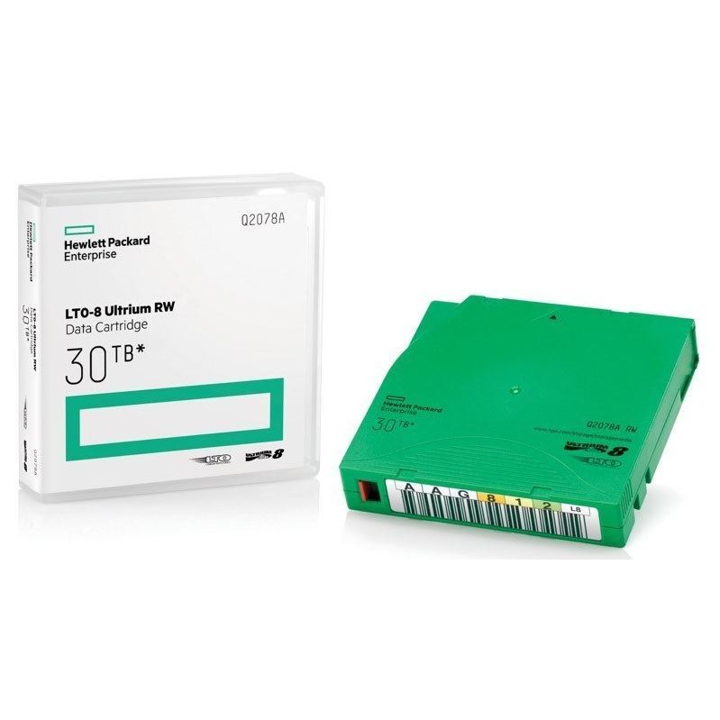 HP LTO8 Ultrium 30 TB RW Data Cartridge (Q2078A) (Q2078A)