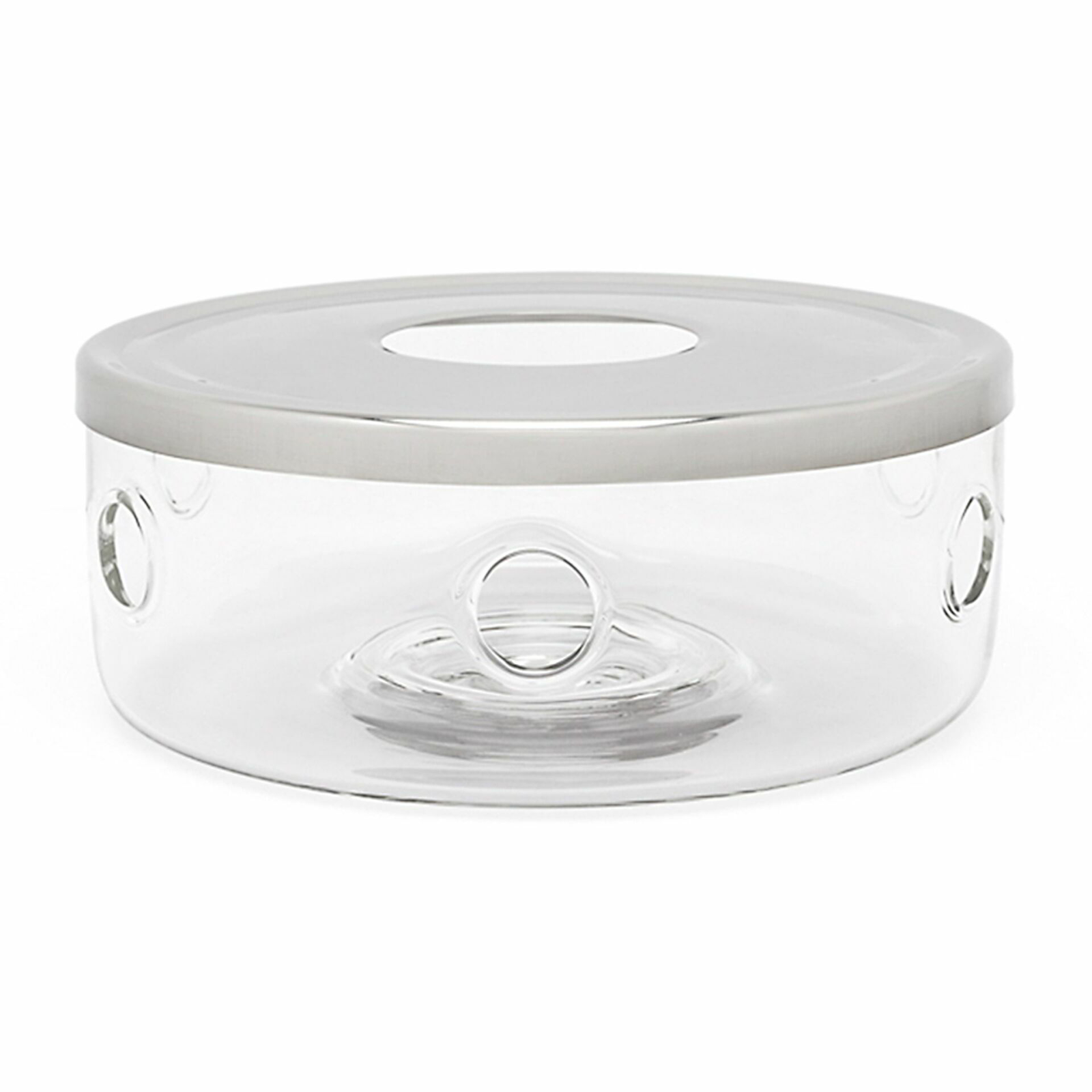 Bredemeijer Minuet Rozsdamentes acél és Üveg Teafőző gyertyás Teamelegítő (165007)