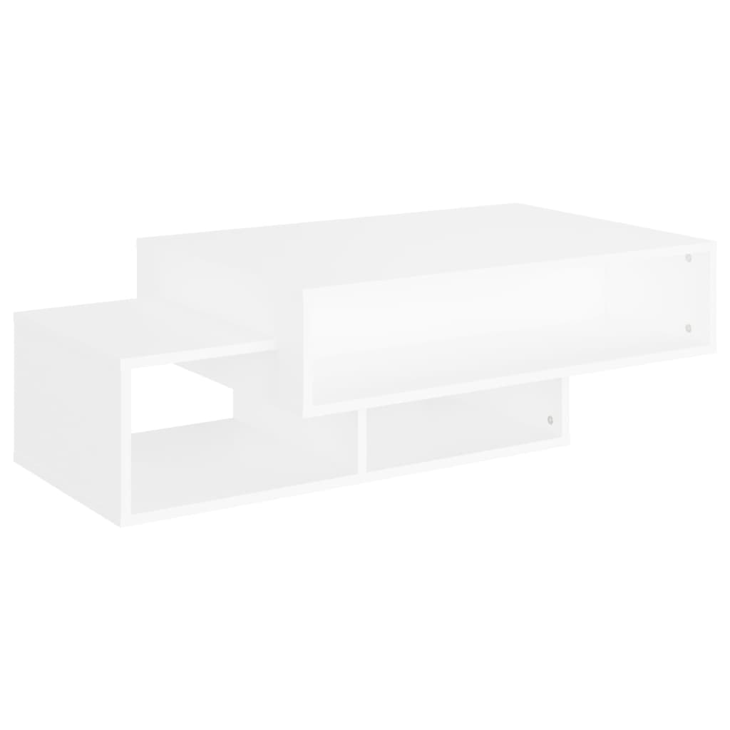 fehér forgácslap dohányzóasztal 105 x 55 x 32 cm (808522)