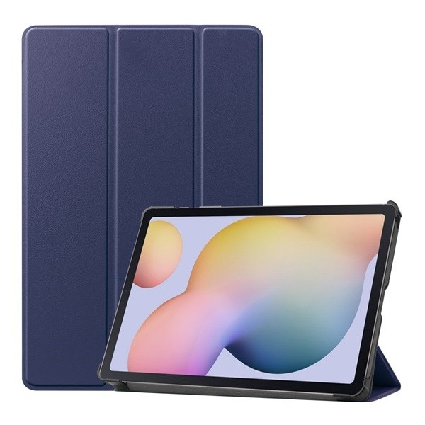 Samsung Galaxy Tab S7 11.0 / Tab S8 11.0, mappa tok, Trifold, sötétkék (G99283)