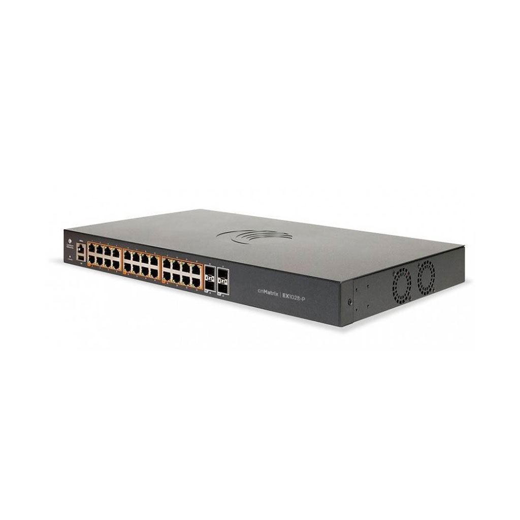 Cambium cnMatrix EX1028-P 24 portos PoE+ switch (MX-EX1028PXA-E) (MX-EX1028PXA-E)