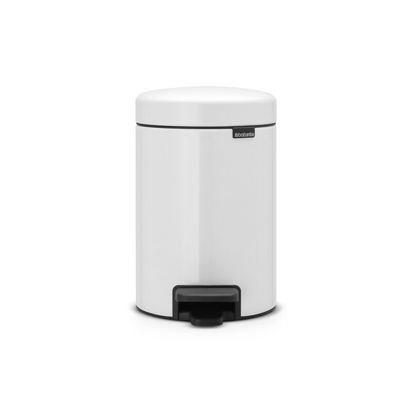 Brabantia Newicon 3 literes pedálos fém szemetes - Fehér