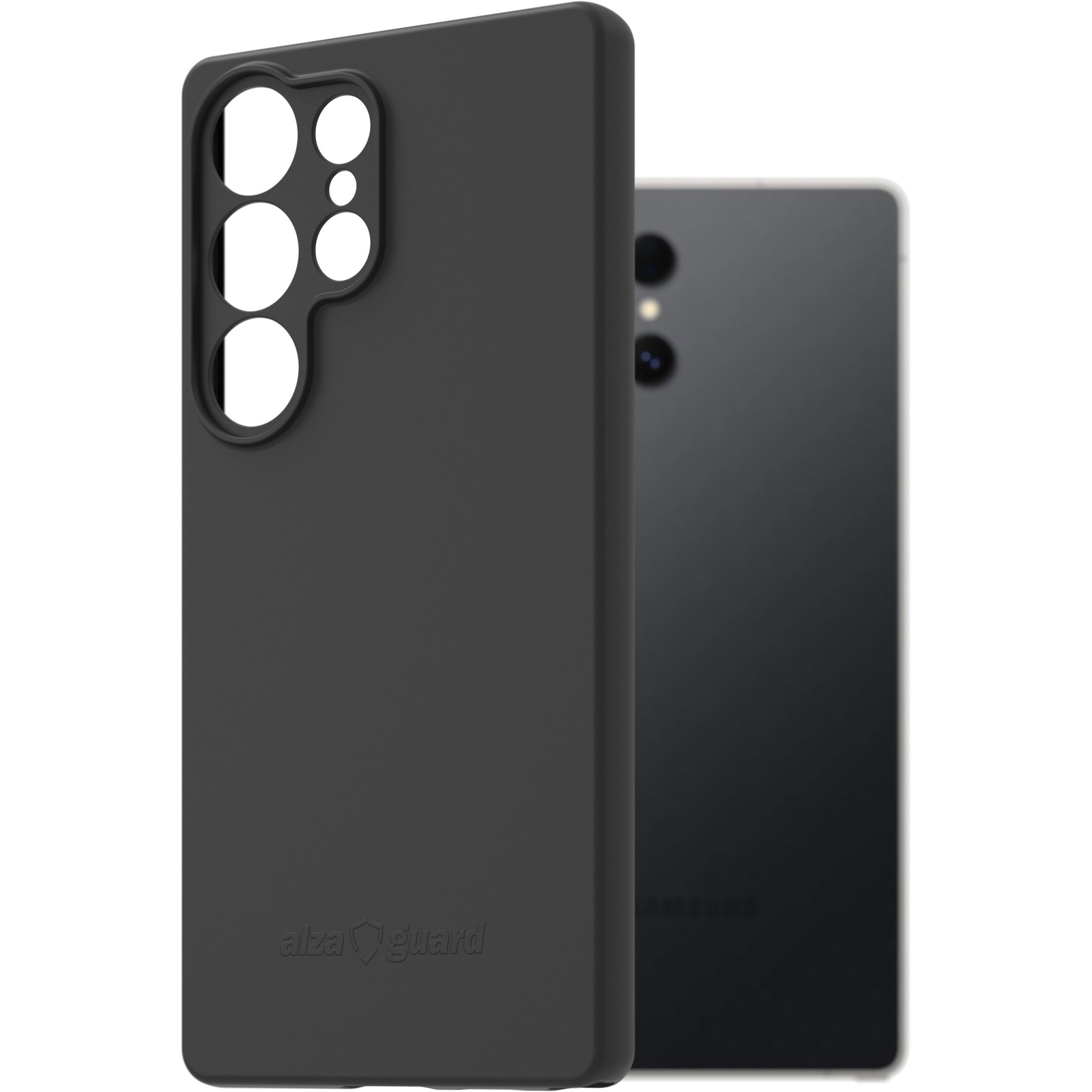 AlzaGuard Matte Case Samsung Galaxy S25 Ultra fekete TPU tok (AGD-PCT442B)