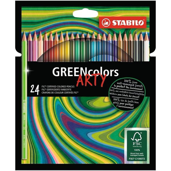 STABILO GREENcolors ARTY Meerkleurig 24 stuk(s)