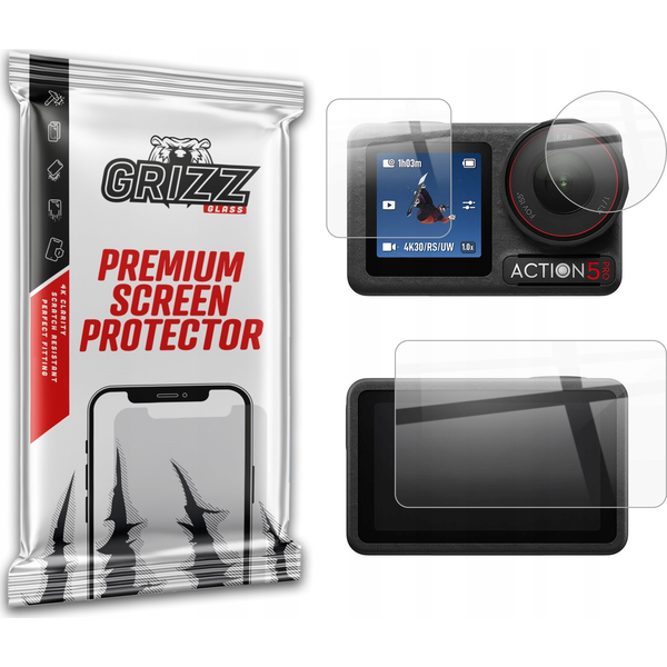  GrizzGlass Folia ceramiczna GrizzGlass CeramicFilm do DJI Osmo Action 5 Pro